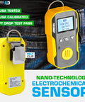 Hydrogen Fluoride Gas Detector With USA NIST Traceable Calibration, USB Recharge, adjustable alarms, electrochemical sensor