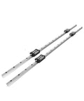Two-Piece HGH20 Linear Rail Kit With 1200mm And 1500mm Rails And Four Bearing Blocks For Smooth Low-Noise Motion In DIY Routers And Lathes