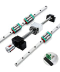 HGH20CA Bearing Block Slider For HGR20 Linear Rails by ThgivingStore for CNC machining, showing installation components and setup.