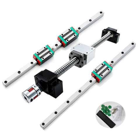 HGH20CA Bearing Block Slider For HGR20 Linear Rails by ThgivingStore for CNC machining, showing installation components and setup.