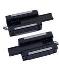 2 Pack HGH25CA Linear Slider Bearing Blocks for 25mm square carriages, black design, suitable for CNC kit, providing smooth motion and alignment.