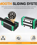 HGR20 Linear Motion Kit with 2pcs 800mm Rails and SFU1605 850mm Anti Backlash Ball Screw, slider and bearing blocks.