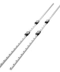 High Precision HGR20 Linear Rail Kit with Two 2000mm Rails and Four Bearing Blocks for DIYers CNC Routers Lathes Mills and 3D Printers