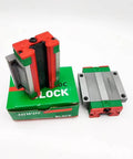 ✝️ HGW20CC HIWIN Linear Block for HGW20 Linear Motion Slider Rail Guide Linear Bearing, shown in package and unpacked on white background