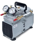Beast High Capacity Electric Vacuum Pump With Gauge And Regulator For Industrial And Lab Use 2.2 CFM 25.5 Hg 60 Psi 115V Oil Free