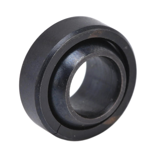 Close-up of a single high-carbon spherical plain bearing from a durable 10 piece high carbon spherical ball bearing set for hydraulics.