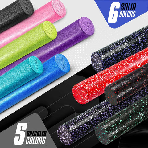 High Density EPP Round Foam Roller For Back Relief, Yoga And Pilates Training, Firm Deep Tissue Massage Tool, multiple sizes, colors