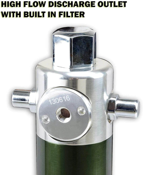 Lubeworks Oil Transfer Drum Pump Double Action 3:1 Fast Flow Rate 7.4gpm / 28lpm high flow discharge outlet with filter