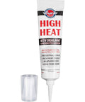 High Heat RTV Sealant And Automotive Adhesive For Heat Tabs, Gaskets, And More, Industrial Grade Silicone, 2.8 Oz Tube, front view