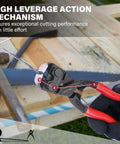 High Leverage 8 Inch Nail Puller Pliers Tool With Anti Slip Grip For Nail Removal In Tight Spaces CRV Steel End Cutting Pliers
