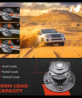 Rear Wheel Bearing Hub Assembly For Mercedes Benz CLA250 2014-2019 GLA250 2015-2020, steel part with load capacity graphics