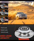 Two Front Wheel Bearing And Hub Assembly With ABS Ring For BMW 3 Series 5 Series And 7 Series 2 Pack Fits A Ton Of Models