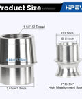 Product size details of 2 Pair 1.25 Heim Joints Rod End Kit with dimensions and specifications