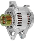 Beefed Up 12V 136A High Output Alternator Replacement For Dodge Dakota 1999 2000 Durango 1999 2000 Ram 1500 1999 2001 And Ram 2500 1999 2000 With 7 Groove CW Pulley For 12V Vehicles showing front side