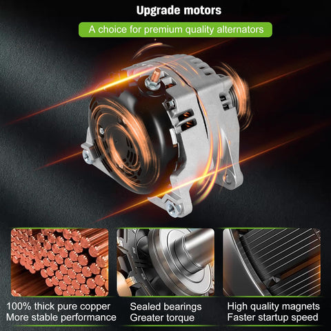 Alternator Replacement for Dodge Ram Trucks 2008 to 2022 Fits Ram 2500 3500 4500 5500 From 2011 to 2022 Premium High Output