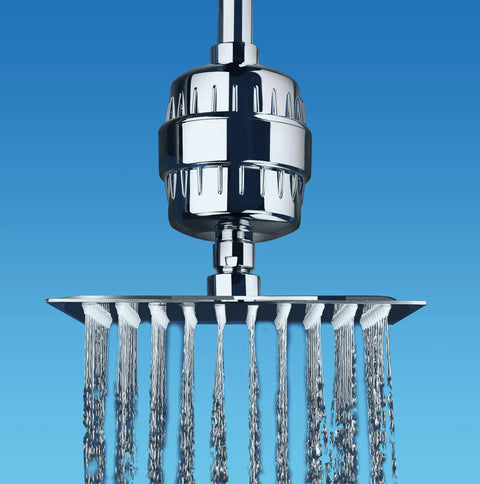 High Output Shower Filter Replacement Cartridge Fits Filter Heads Including SF100 SF220 and Generic Units installed with water flow