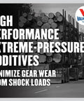 Daily Protection 80W90 Gear Oil for Cars and Trucks, Reduces Noise and Chatter, Protects Gear Teeth with Extreme Pressure Additives