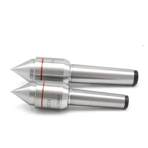 Rotating Live Center For CNC Lathes MT1 MT2 MT3 MT4 MT5 Big Head High Precision Bearing Design For High Speed Machining