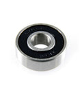 High Precision Steel Bearing 608 8x22x7 mm for hubs skateboards and inline skates, front view with sealed steel hub.