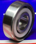 High Speed 4-Balls Hybrid Ceramic 608 Bearing 8x22x7mm shown from the side, featuring chrome finish and ceramic balls.