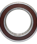 High Speed Deep Groove Ball Bearing 6906DDUCM 6906-2RS 30x47x9mm Made In Japan for radial and axial load support by NSK, front view.