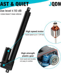 Four Inch High Speed 12V Linear Actuator With 88 Lbs Load Capacity IP65 Waterproof One Point Three Four Inches Per Second Travel