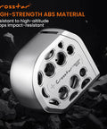 Crosstar high-strength ABS material, impact-resistant tape measure with holes, designed for high-altitude drops.