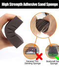 10 Pack Washable Sanding Blocks With Grit 60 80 120 180 220 For Wood Or Metal, demonstrating flexibility and durability.
