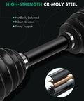 Close-up of Front Right CV Axle Drive Shaft For Mercedes-Benz E Class 2004-2009 AWD 4Matic Replacement with CR-Moly Steel