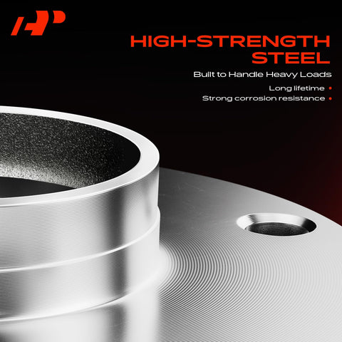 Close-up of Front Wheel Bearing And Hub Assembly 5 Lug Fit For Ford Fusion MKZ showing high-strength steel material details