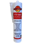Grillin Ready High Temp BBQ Smoker Gasket Sealer RTV Adhesive 10 Oz Cartridge shown with red 600F label and removable tip