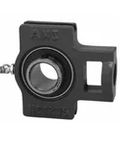 High-Temp Narrow Slot T Single-Row Ball Bearing UCNST205-16C4HR23, 1-Pack, high-heat 450°F sealed unit, front view