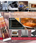 High Temp Silicone Adhesive Sealant For Ovens, Microwaves, Grills And Stoves packaging and application examples.