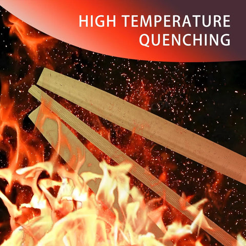 Three Piece 8 Inch Professional File Set with High Carbon Steel Files for Metal, Wood, and Plastic in high temperature quenching process