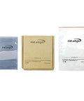 HiLetgo branded packaging including a small blue pouch, a brown cardboard box, and a clear plastic bag.
