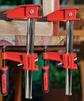 12 inch woodworking bar clamps set by HimaPro for precise clamping in woodworking and metalworking, featuring strong 600 lb clamping force.