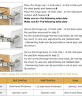Installation guide for 1 Pair 170 Degree Frameless Soft Close Cabinet Hinges, showing step-by-step instructions and measurement details.