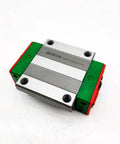 Front view of ✝️ HGW15CC HIWIN Linear Block for HGW15 Linear Motion Slider Rail Guide Linear Bearing for CNC axis motion.
