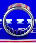 Close-up of HK2014 Needle Roller Bearing 20x26x14mm - Shell-Type with visible inner rollers, ideal for tight spaces.