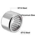 Drawn Cup Needle Roller Bearings HK2016 Open End 20mm Bore 26mm Outer Diameter 16mm Width Pack Of 5 High Load Capacity