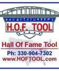 H.O.F. Tool logo with company name, phone number, and website information.