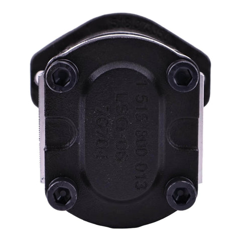 HOLDWELL 10T Hydraulic Gear Pump 67051095 67051100 compatible with Casappa PLP20.7,2-01W4LOD/OC/20.7.2-L0C-S7 PLP20.7,2-01S1-ZOD/OC/20.7.2LOC-S7 50068IHI 8.15cc+8.15cc front view