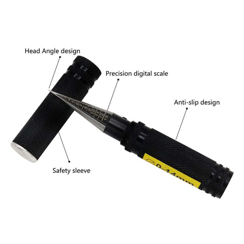 0 To 14mm Hole Opener Reamer Drill Punch For Metal And Steel Ideal For Aviation Models And Woodworking DIY Projects Durable Precision Tool For Clean Holes Easy Slip Resistant Handle With Protective Sleeve