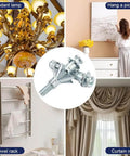 25 Pieces Hollow Wall Anchors M4x38mm For Drywall And Plasterboard Molly Bolts Easy Expansion Wall Plugs For Ceiling And Wall Mounts Ideal For Curtains Picture Frames Coat Racks Switches And Shelves For DIYers Hang Stuff In Silver Finish