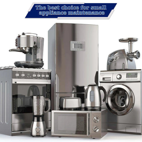 Food Grade Espresso Machine Lubricant Grease NSF H1 Certified 50g For All Coffee Machines shown with kitchen appliances.