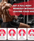 Complete Cable Machine Attachments Set For Home Gym Including Lat Pulldown Bar in use for a full-body workout