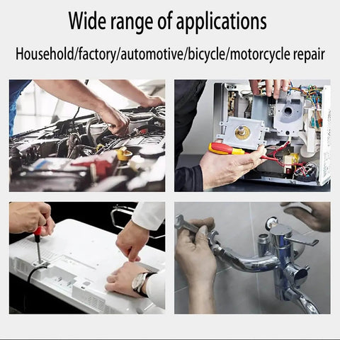 Various tasks showcasing the 102 Piece Home Repair Tool Kit With Case For DIYers And Homeowners Essential Basic Hand Tools Set