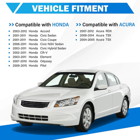 HVAC Blower Motor Resistor Replacement For Honda Accord Civic CR V Element Odyssey Pilot And Acura RDX TSX Compatible AC Blower Control