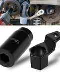 Crank Pulley Tool Kit For Honda And Acura With 19mm Harmonic Balancer Socket shown with 50mm Crankshaft Pulley Holder Wrench