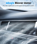 HVAC Heater Blower Motor Assembly Replacement For 2003-2007 Honda Accord Sedan, 2004-2008 Acura TSX, And 2008-2014 Honda Ridgeline Direct Fit With 700003, Compatible With 79310SDAA01 And 79310SDCA01, Easy Install, Quiet Performance installed in car dashboard